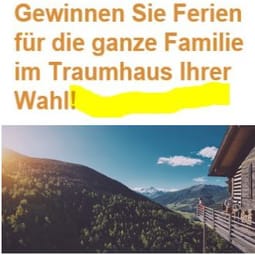 3 x Familien-Ferien in der Schweiz zu gewinnen
