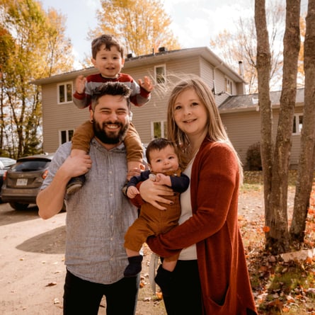lächelnde Familie lächelnde Familie